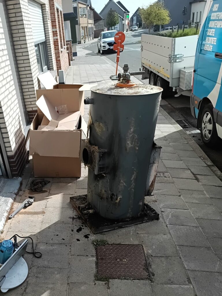 oude mazoutketel